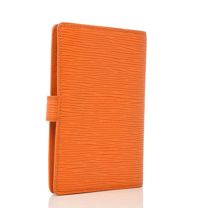 Louis Vuitton Epi Small Ring Agenda Cover Mandarin 2 of 9