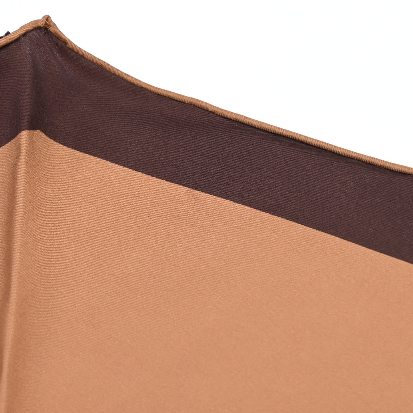 Silk Blason Losange Scarf Tabac Cacao