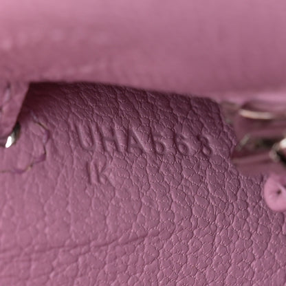 Hermes Epsom Kelly Sellier 25 Mauve Sylvestre 7 of 11