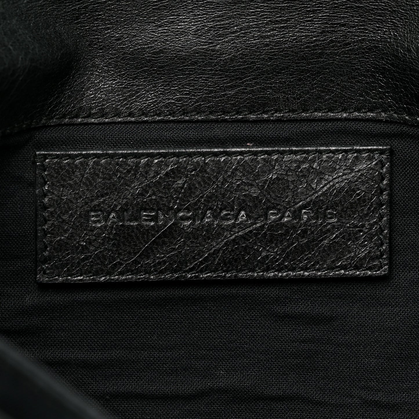 Agneau Giant 21 Silver Hardware Envelope Clutch Black