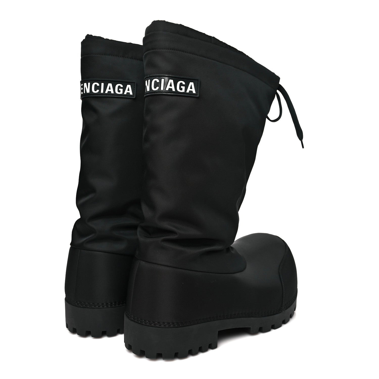 Balenciaga Nylon Mens Alaska High Boots 41-42 Black 1816770