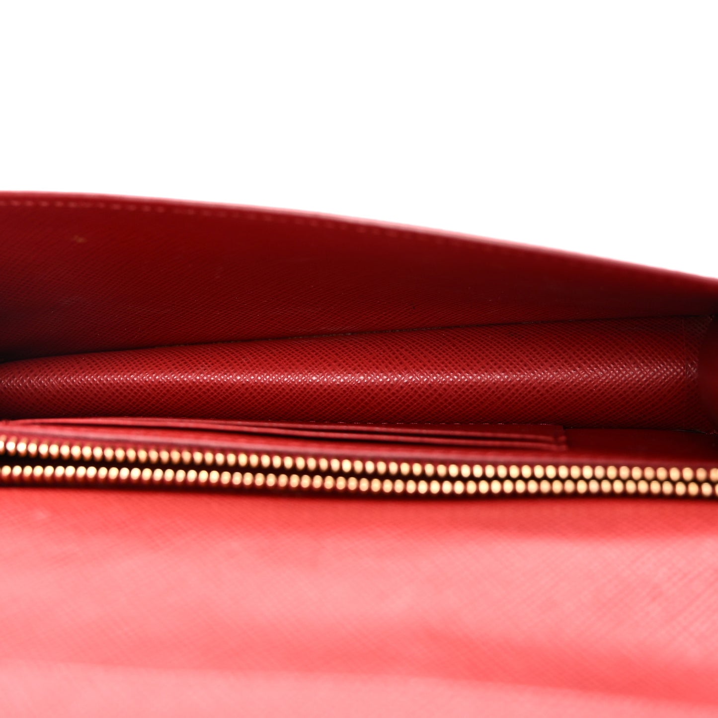 Saffiano Metal Oro Mini Bag Fuoco
