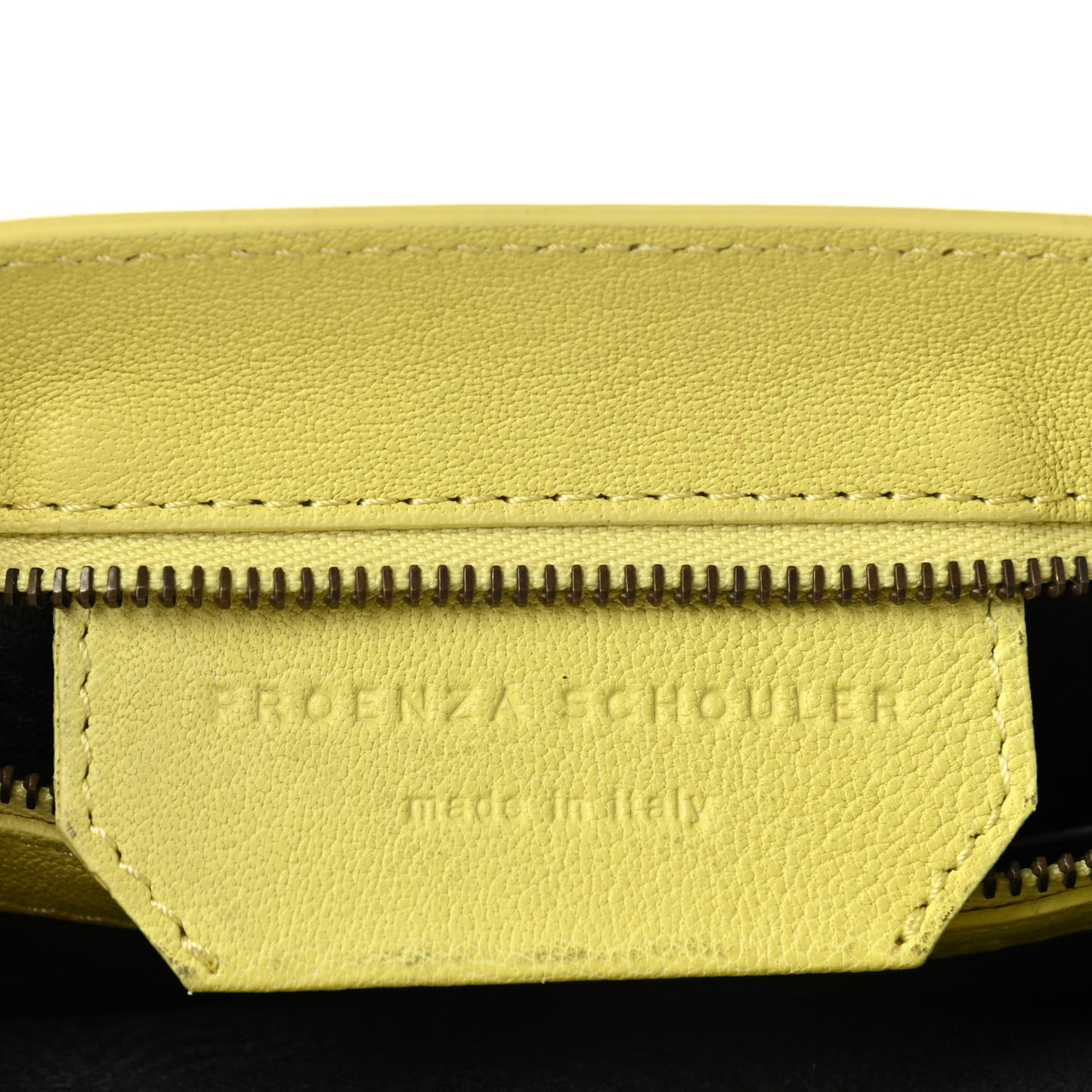 Lambskin PS1 Pochette Clutch Lemon