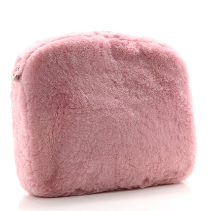 Chanel Shearling Lambskin CC Flat Mules 36 Pink 12 of 16