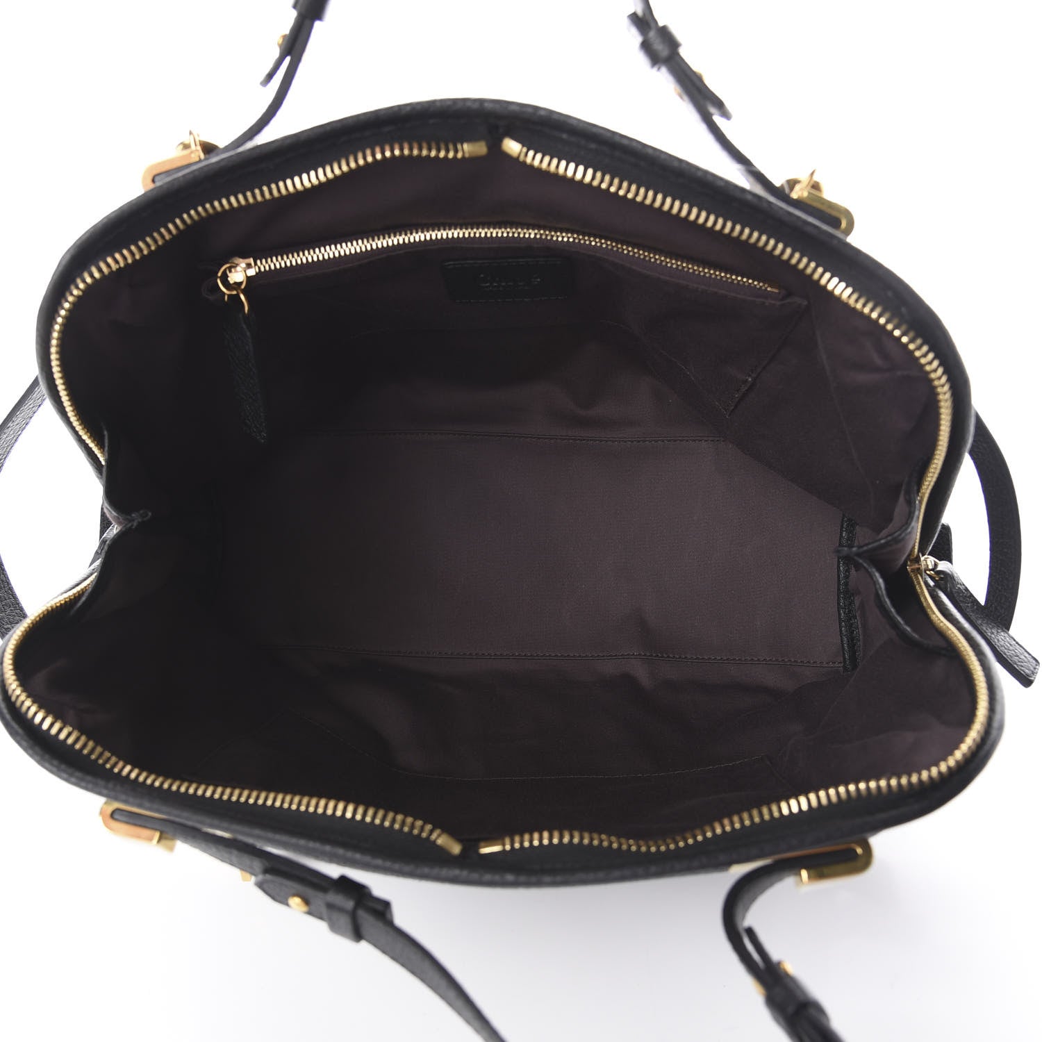 Chloe Grained Calfskin Brooke Satchel Black 4 of 8