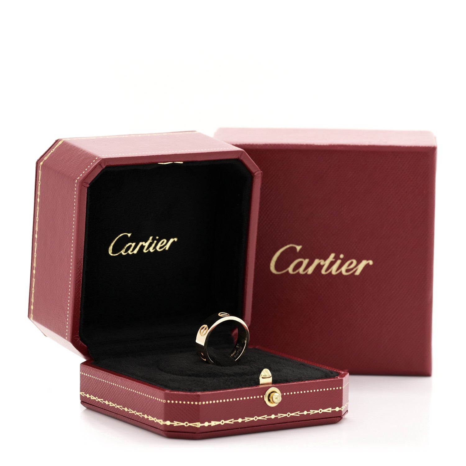 Cartier 18K Yellow Gold 5.5mm LOVE Ring 51 5.75 5 of 5
