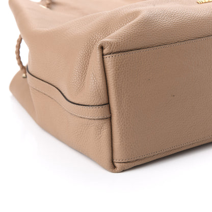 Gucci Calfskin Large Gifford Braided Handle Tote Rose Beige 6 of 10