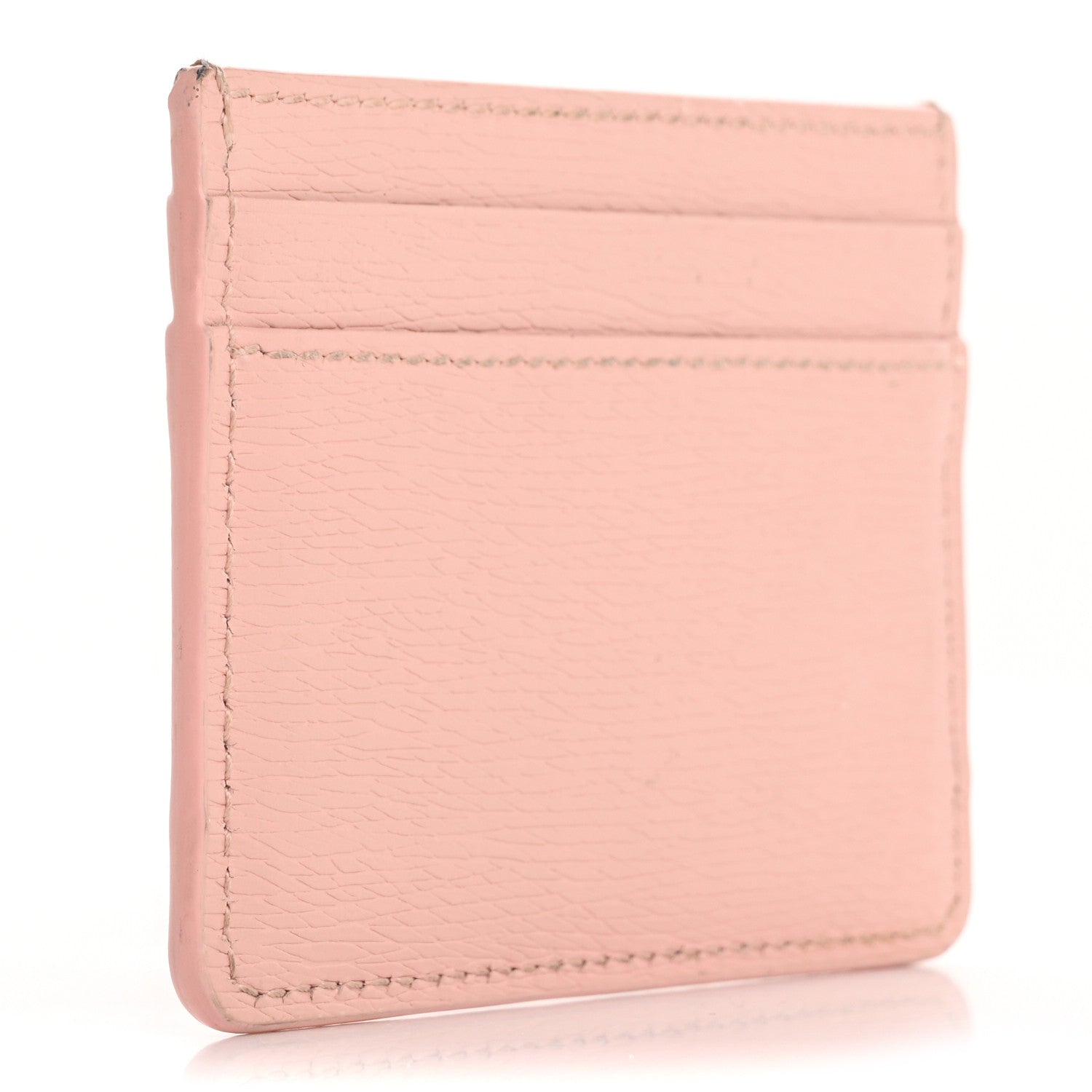 Gucci Calfskin Script Card Holder Light Pink 3 of 11