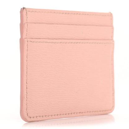 Gucci Calfskin Script Card Holder Light Pink 3 of 11