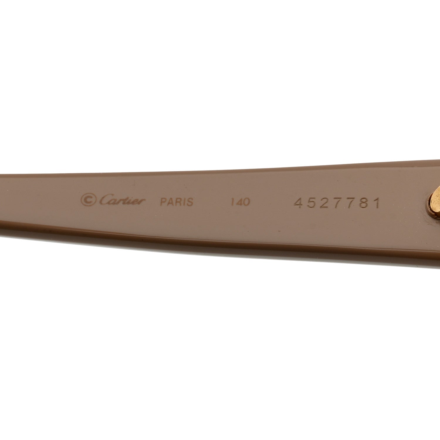 Cartier Acetate Sunglasses White Beige 6 of 7
