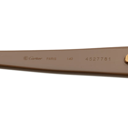 Cartier Acetate Sunglasses White Beige 6 of 7