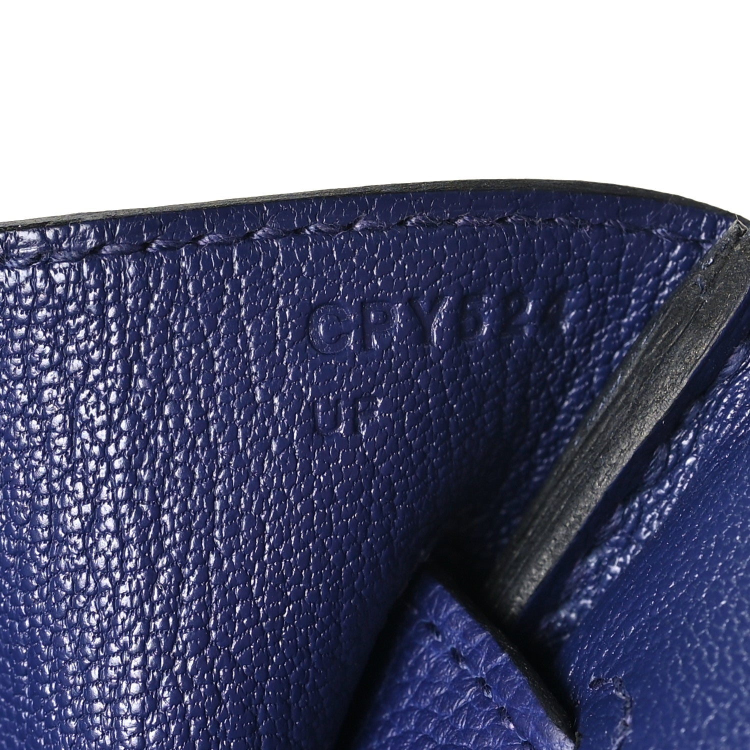 Hermes Togo Birkin 30 Bleu Encre 7 of 11