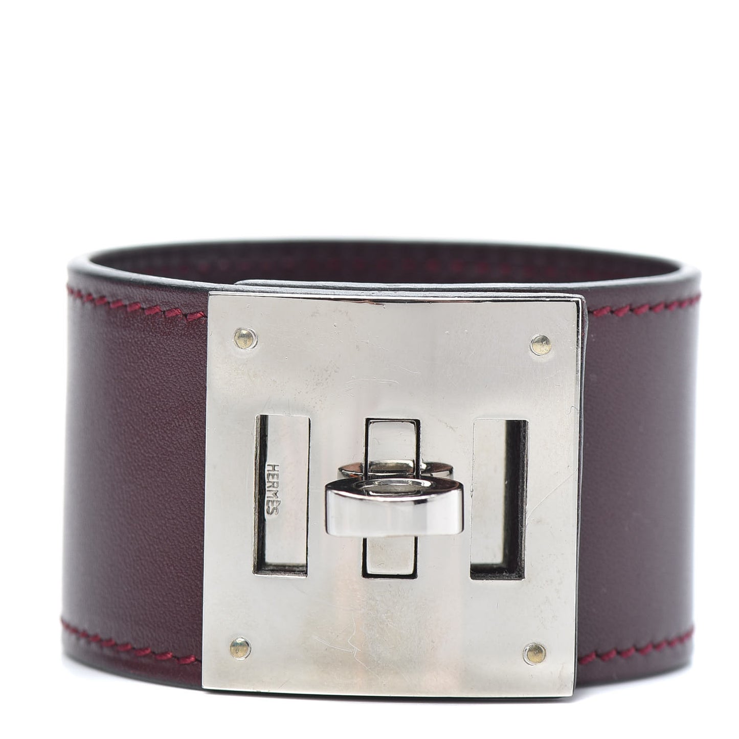 Swift Kelly Dog Bracelet Rouge H