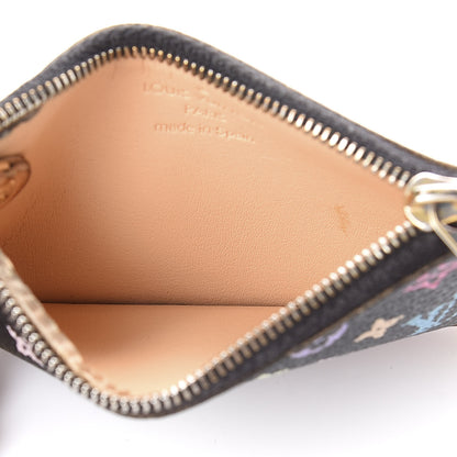 Louis Vuitton Monogram Multicolor Key Pouch Black 4 of 5