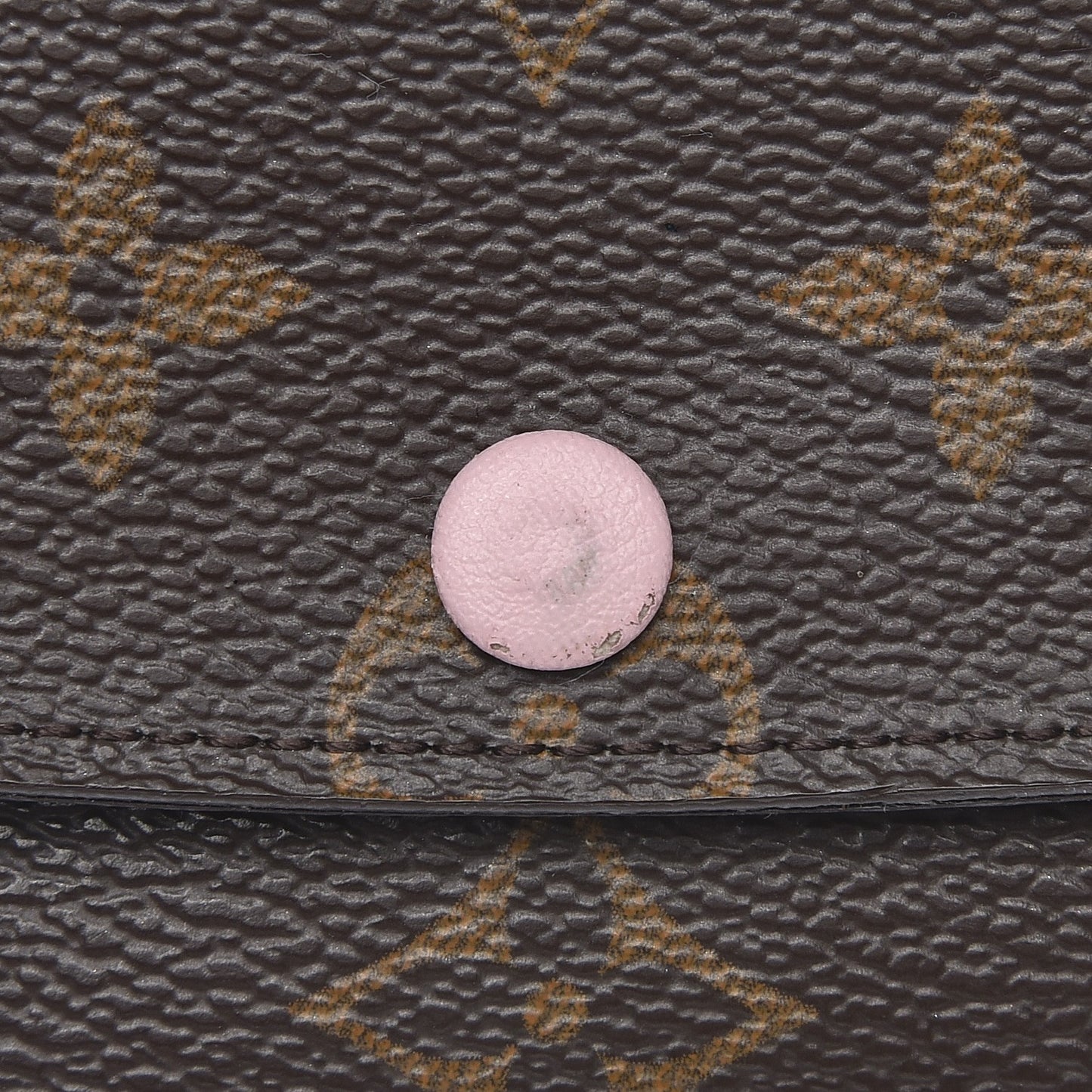 Monogram Emilie Wallet Rose Ballerine