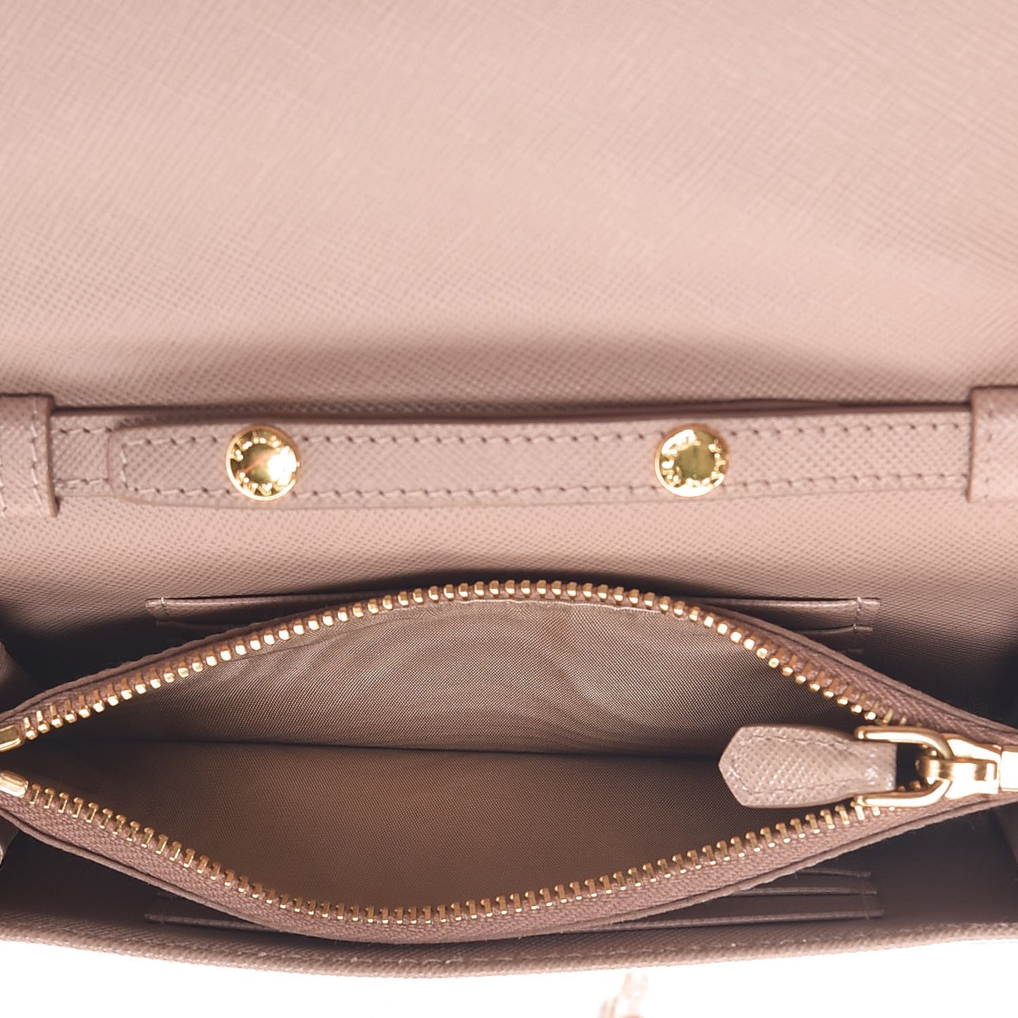 Saffiano Metal Flap Wallet with Strap Cammeo