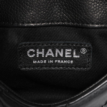Chanel Caviar Calfskin Bubble Graphic Mini Messenger Bag Black 7 of 9