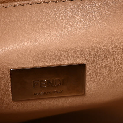Fendi Vitello Tahiti Burro Bi-Color Medium Peekaboo Iconic Essentially Satchel Nuvola Rosa Bourbon 6 of 9