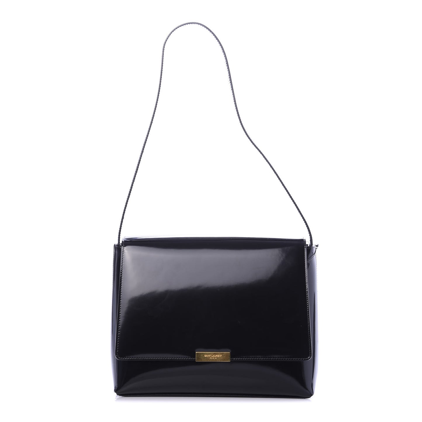 Patent Le 90 Shoulder Bag Black