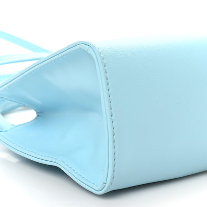 Telfar Vegan Leather Small Shopping Bag Pool Blue 8 of 9