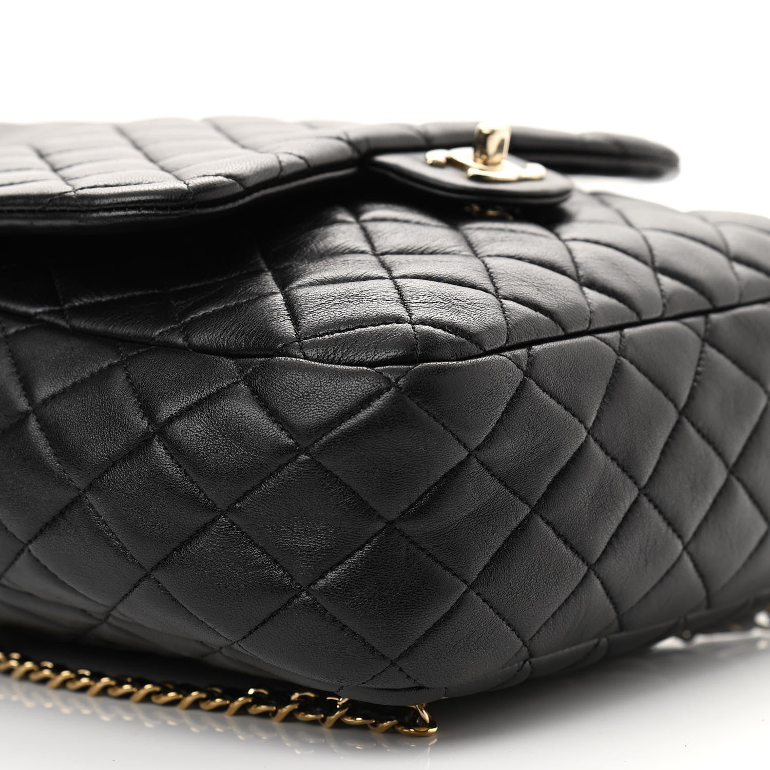 Chanel Lambskin Quilted Large In Seoul Backpack Navy 9 of 10