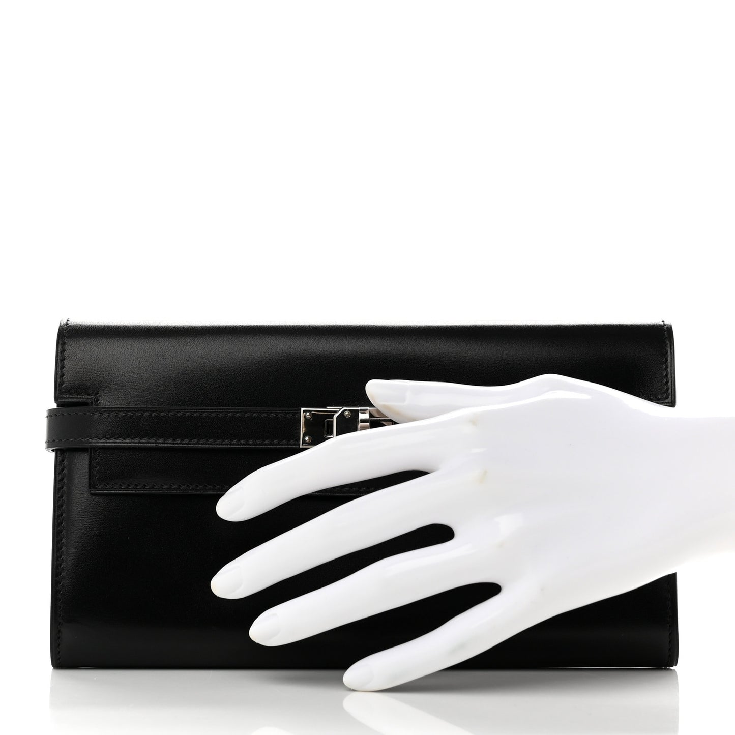 Box Kelly Longue Wallet Black