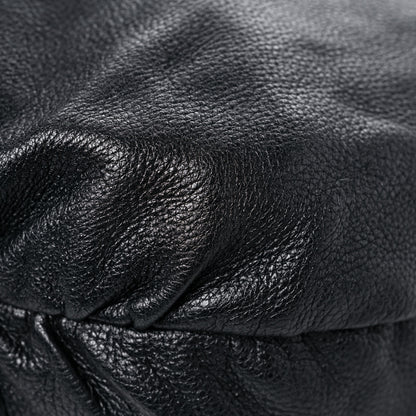 Gucci Pebbled Calfskin Medium Jungle Hobo Black 11 of 17