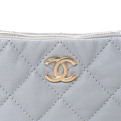 Chanel Caviar Quilted Daylight Hobo Grey 8 of 10