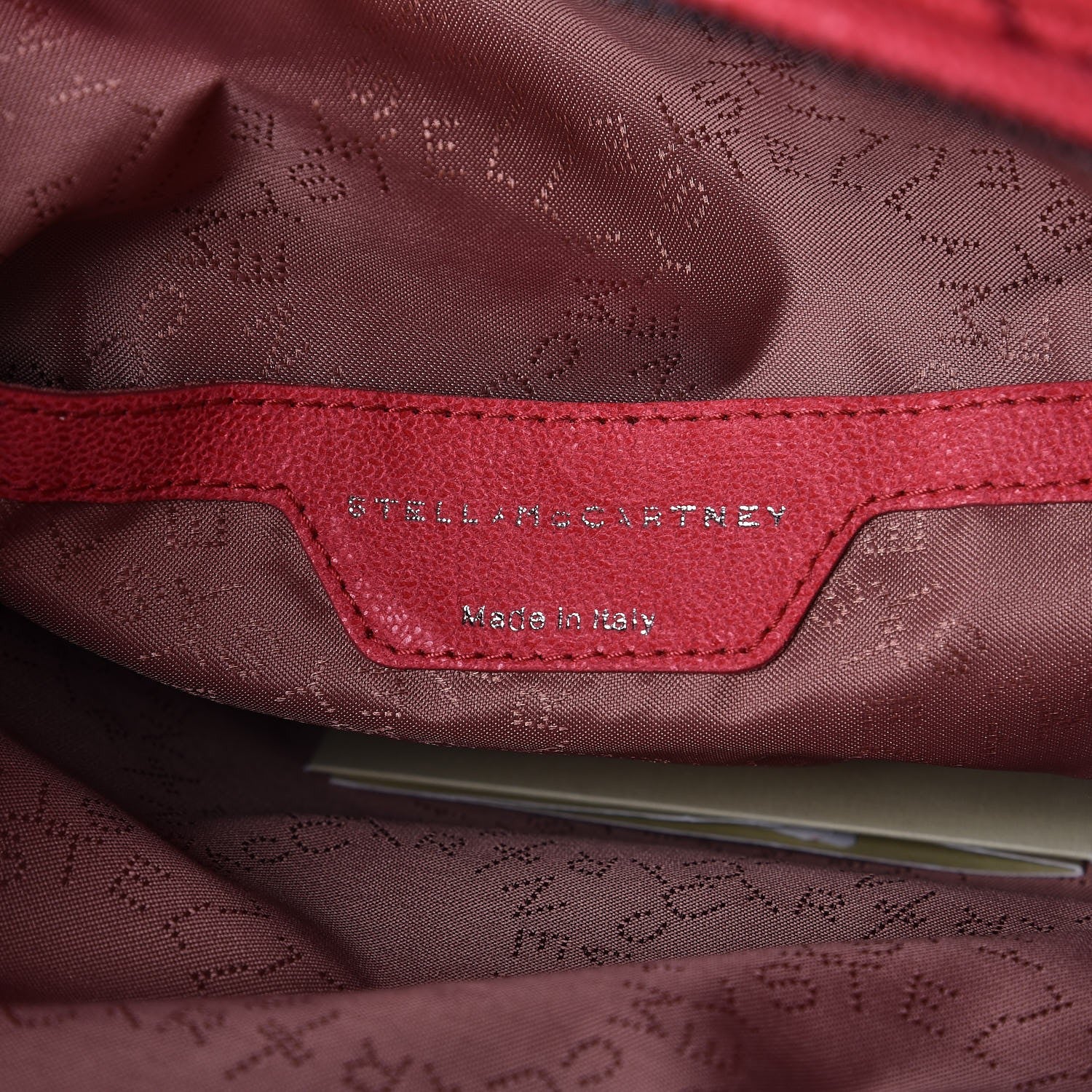 Stella McCartney Shaggy Deer Quilted Mini Falabella Backpack Pink Fluo 6 of 6