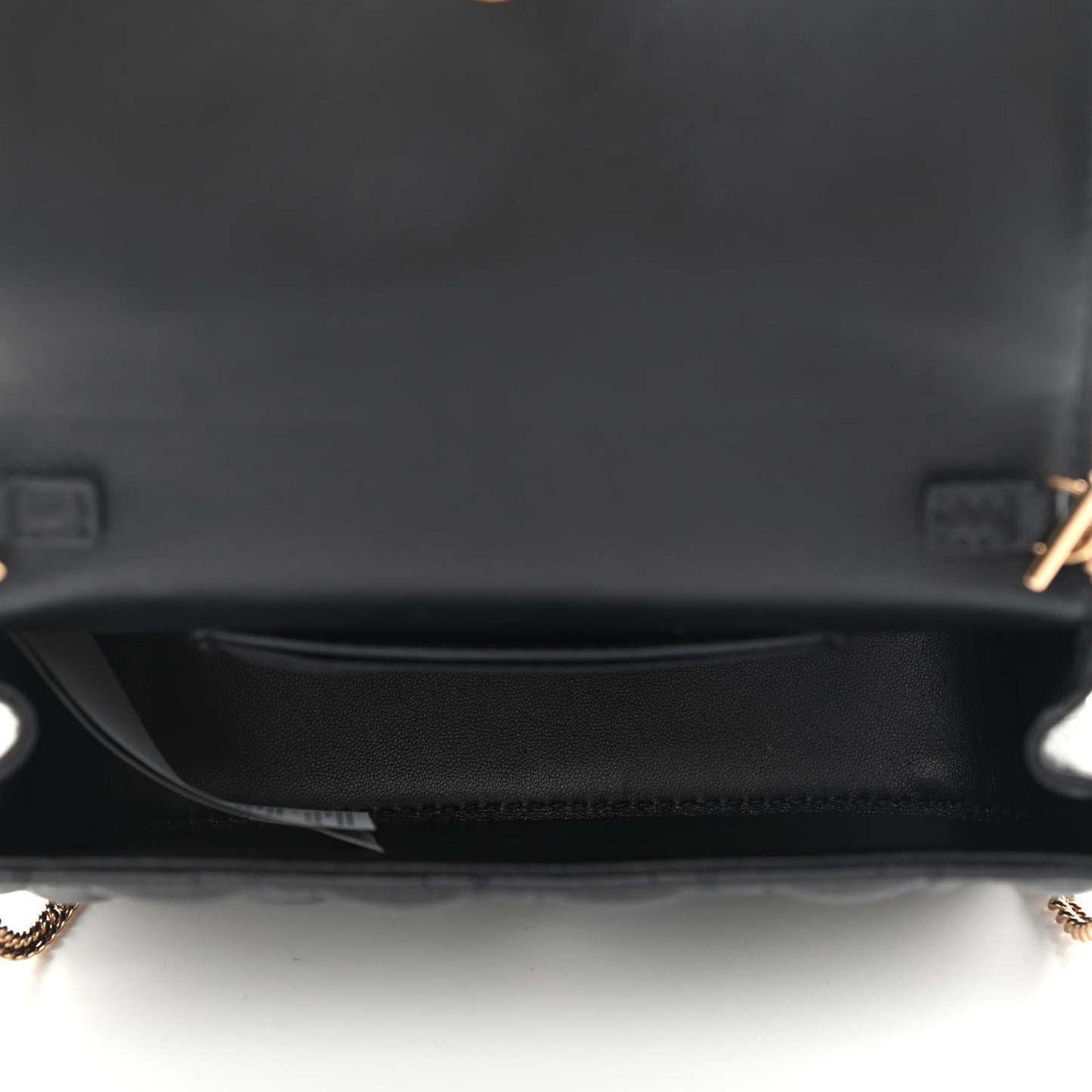 Nappa Quilted Virtus Evening Bag Black