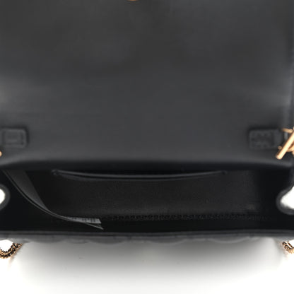 Versace Nappa Quilted Virtus Evening Bag Black 7 of 9
