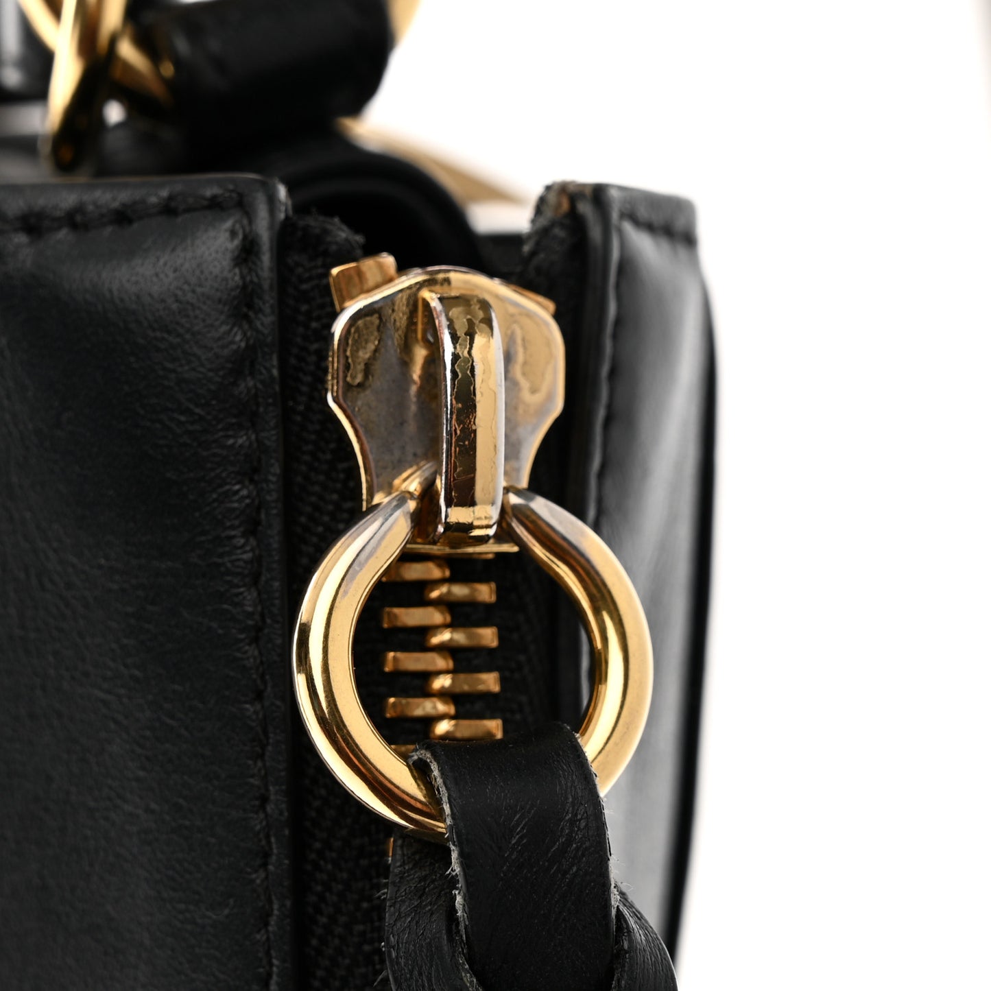 Calfskin Suede Small Roy Bag Black