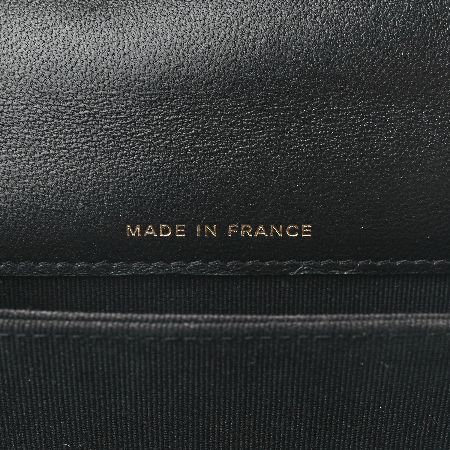 Chanel Lambskin Quilted Chain Top Handle Clutch With Chain Black 6 of 13