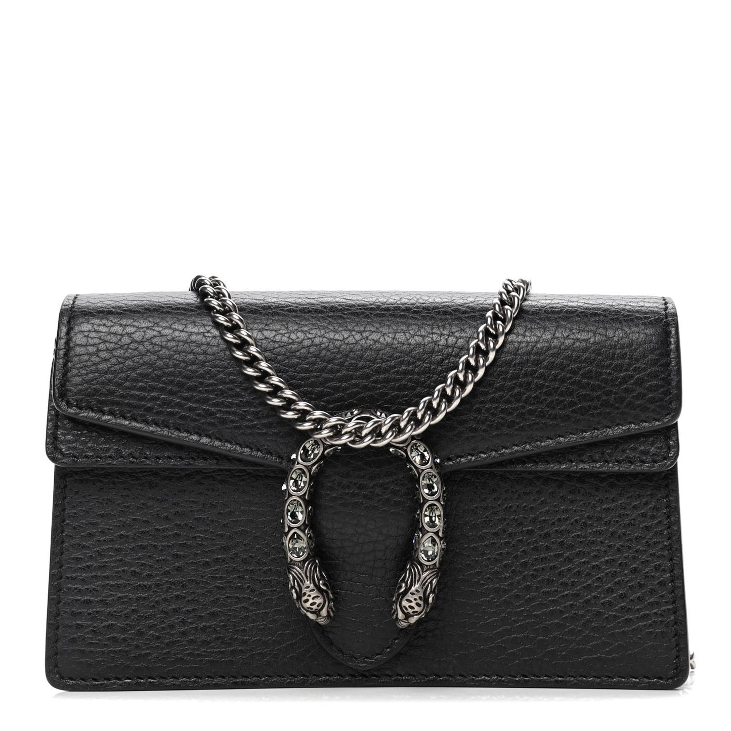Calfskin Super Mini Dionysus Shoulder Bag Black