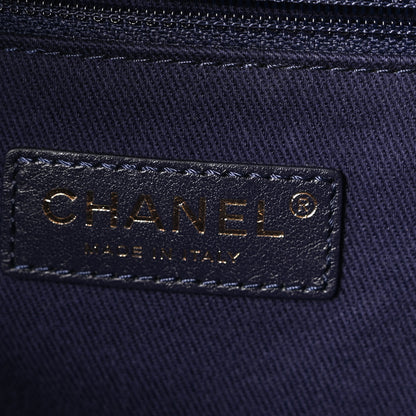 Chanel Caviar Quilted Large Coco Handle Shopping Tote Navy 6 of 10