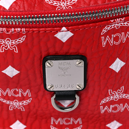 MCM Visetos Large Fursten Belt Bag Red 10 of 10