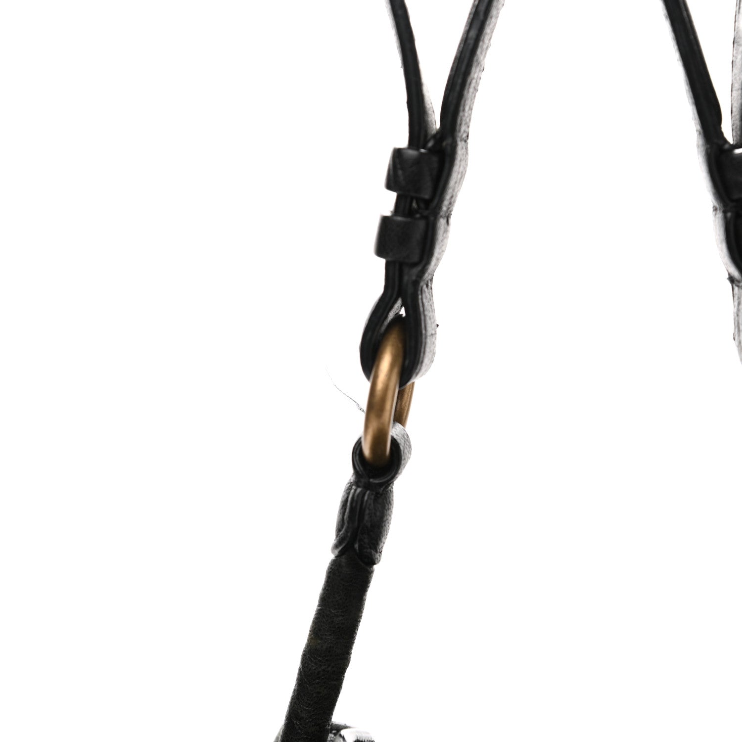 Alexander Wang Pebbled Lambskin Diego Bucket Bag Black Antique Brass Hardware 13 of 13