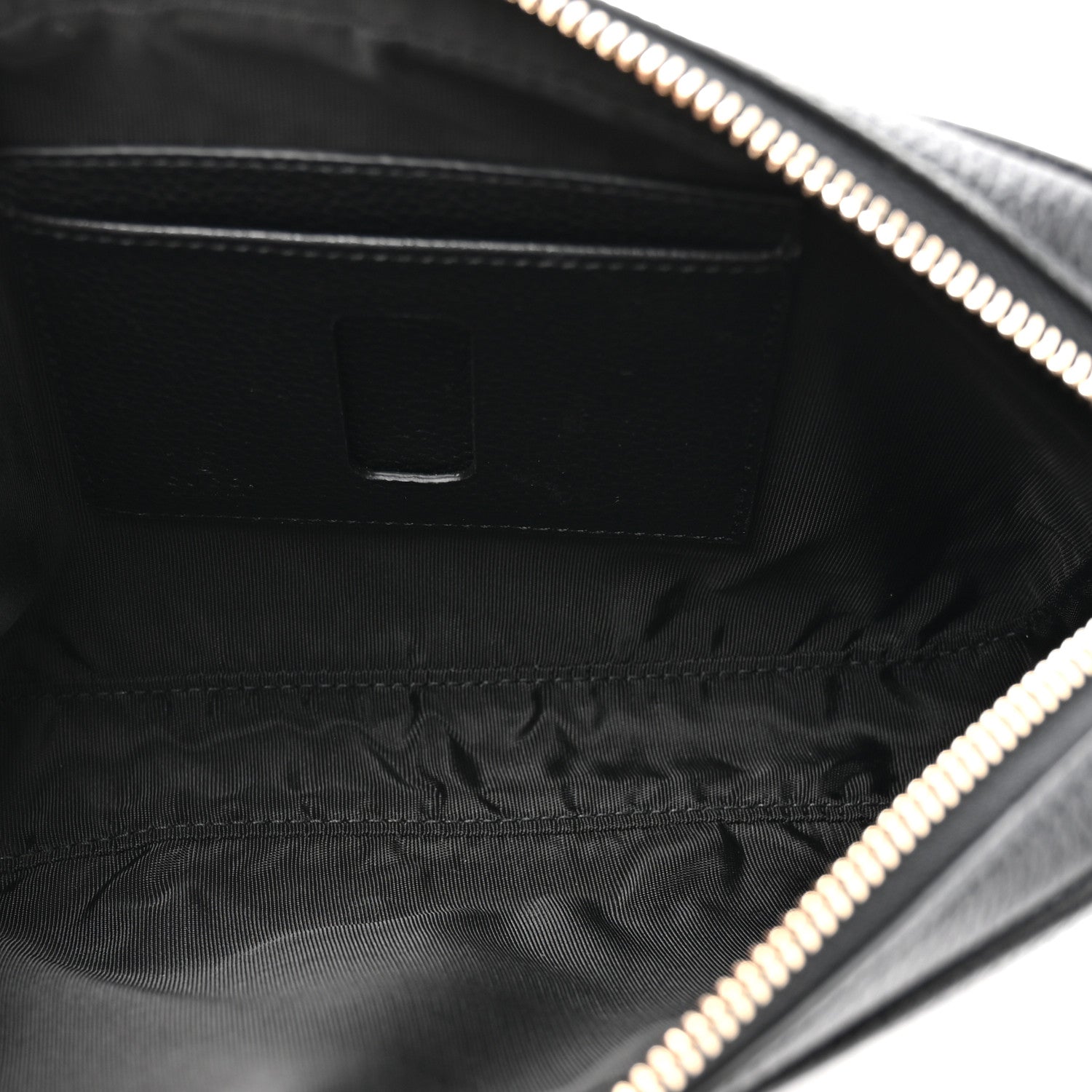 Gucci Pebbled Calfskin Shoulder Bag  Black 5 of 10