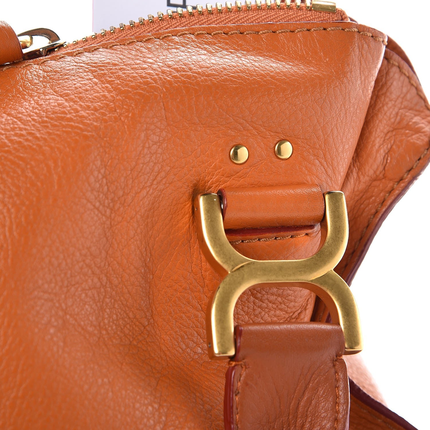 Chloe Calfskin Small Marcie Satchel Maple Leaf 17 of 17