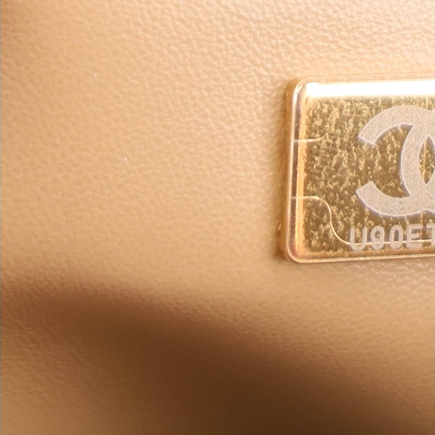 Suede Calfskin Small Souplissimo Maxi Flap Dark Beige