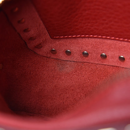 Valentino Garavani Grained Calfskin Rockstud Camera Crossbody Bag Rosso Valentino 7 of 10