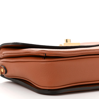 Louis Vuitton Grained Calfskin Lockme Oxford Cognac 8 of 10