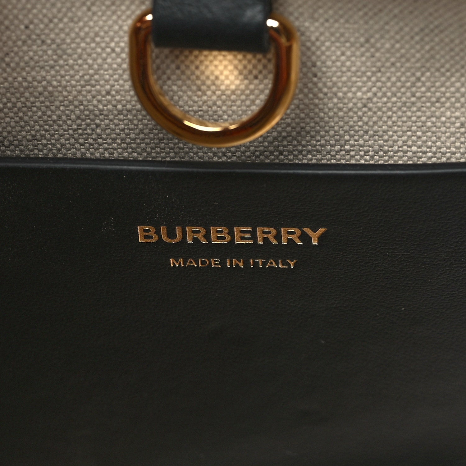 Burberry Lambskin Quilted Printed TB Heritage Check Mini Freya Tote Orange 6 of 8