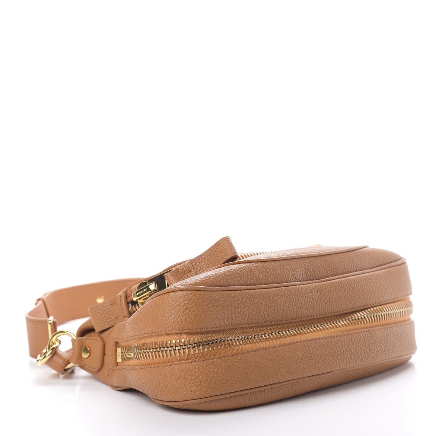 Pebbled Calfskin Medium Jennifer Crossbody Whiskey