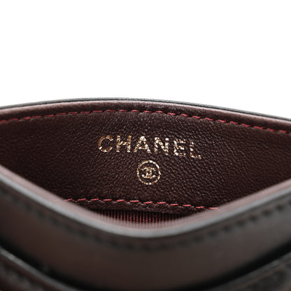 Chanel Lambskin Quilted Card Holder Black 6 of 10