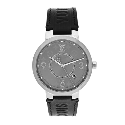 Louis Vuitton Stainless Steel Epi 39mm Tambour Quartz Watch 1 of 5