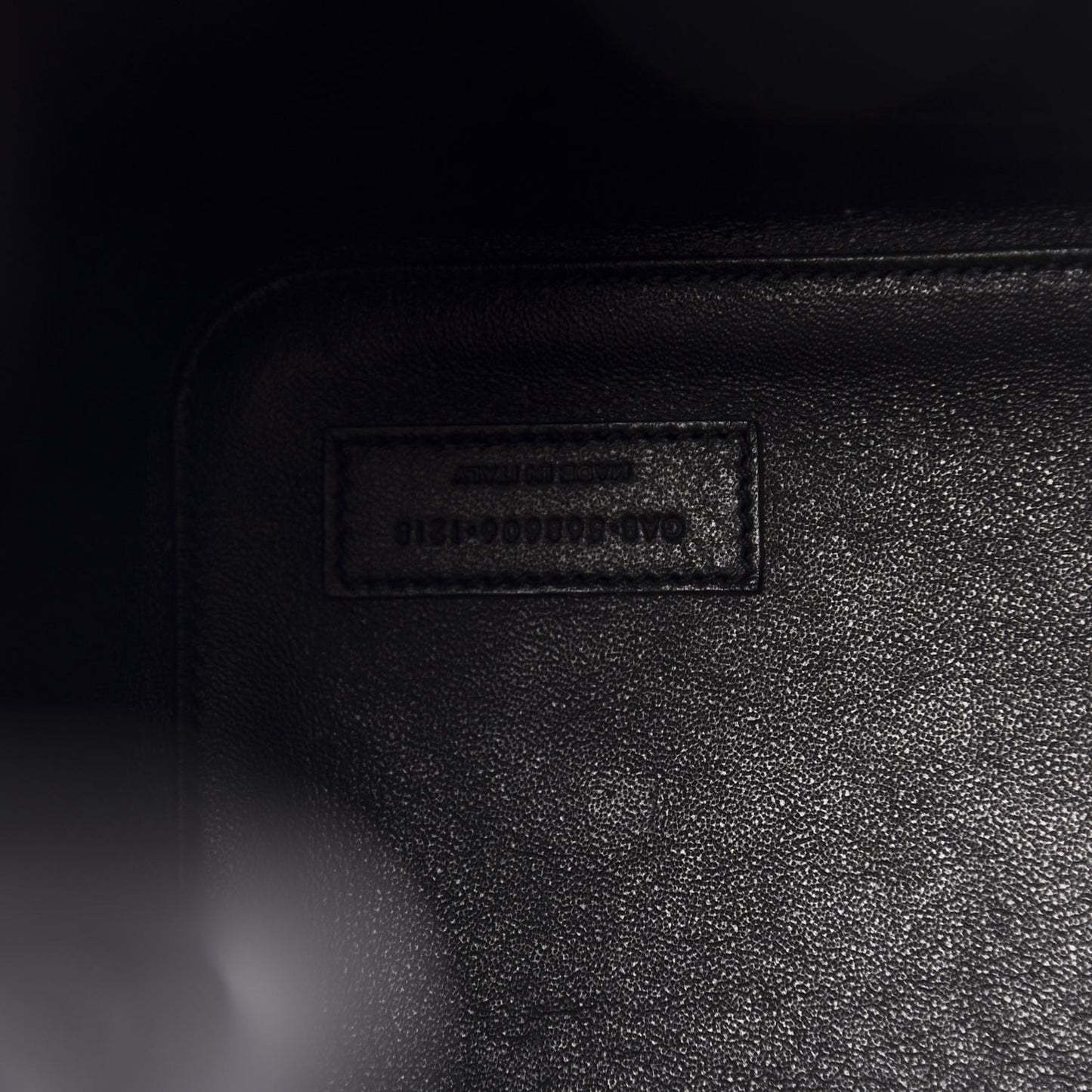 Suede All-Over Monogram Bucket Bag Black