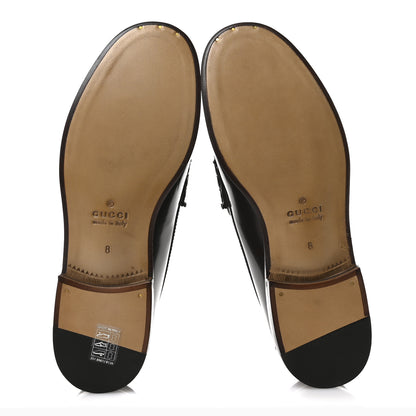 Gucci Calfskin GG Embossed Horsebit Loafers 8 Cocoa 6 of 10
