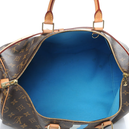 Louis Vuitton Monogram My LV Heritage Speedy Bandouliere 40 Gris Blue Clair 6 of 10