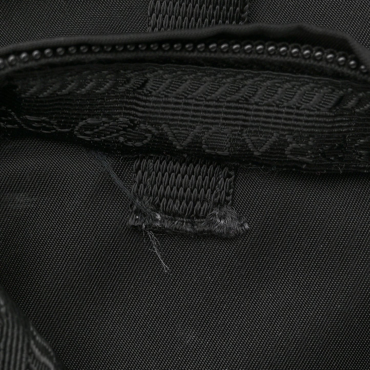 Tessuto Nylon Vela Small Double Buckle Backpack Black